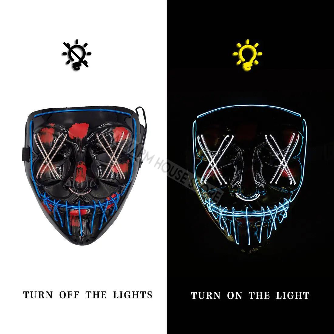 LED Halloween Mask