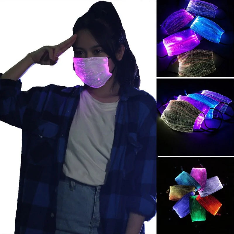 LED Face Mask for Halloween