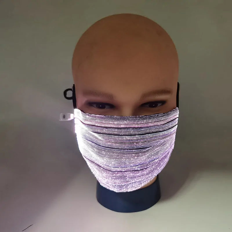 LED Face Mask for Halloween