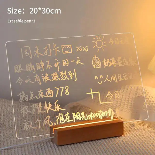 Innovative Writable Night Light Lamp