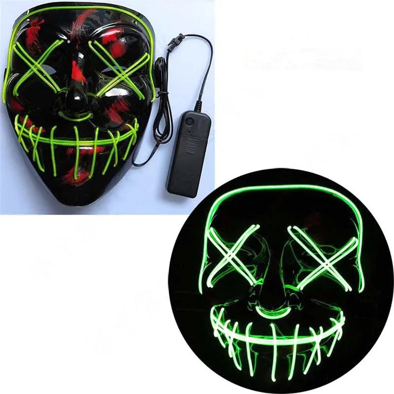 LED Halloween Mask